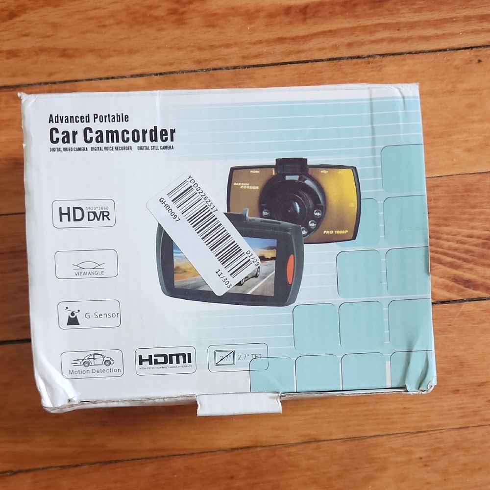 Amazon Advanced Portable Car Camcorder - Black and Blue
